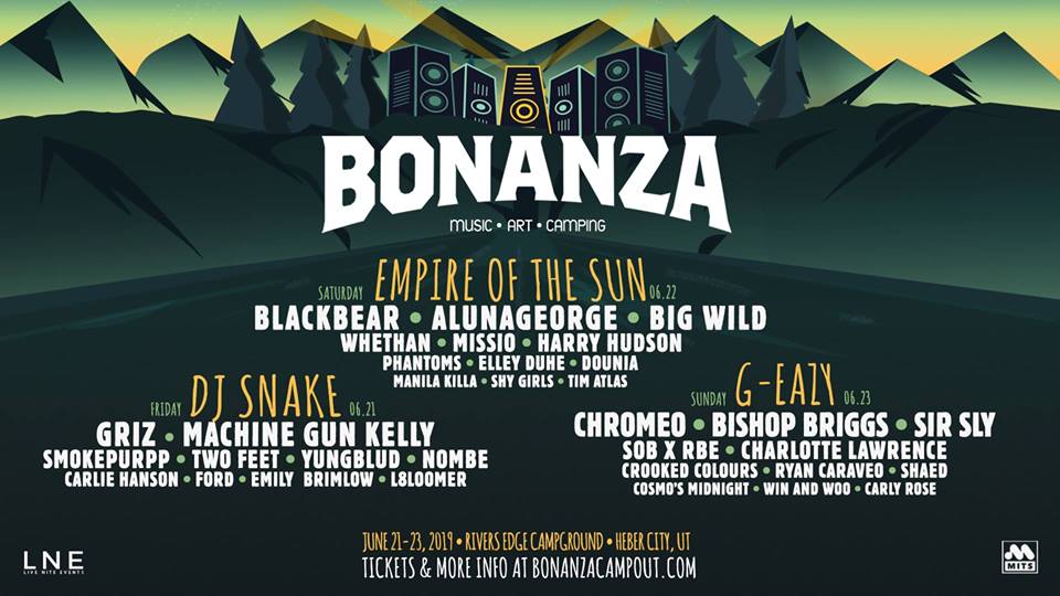 Bonanza Campout Music Festival Utah 2022