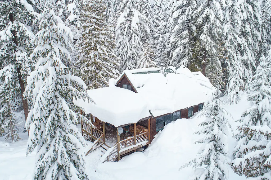 Luxury Cabin in Oregon in Winter For Rent