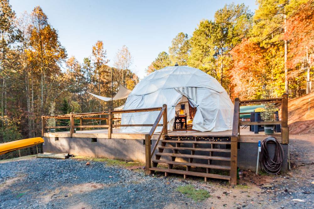 North Georgia Glamping Dome 2