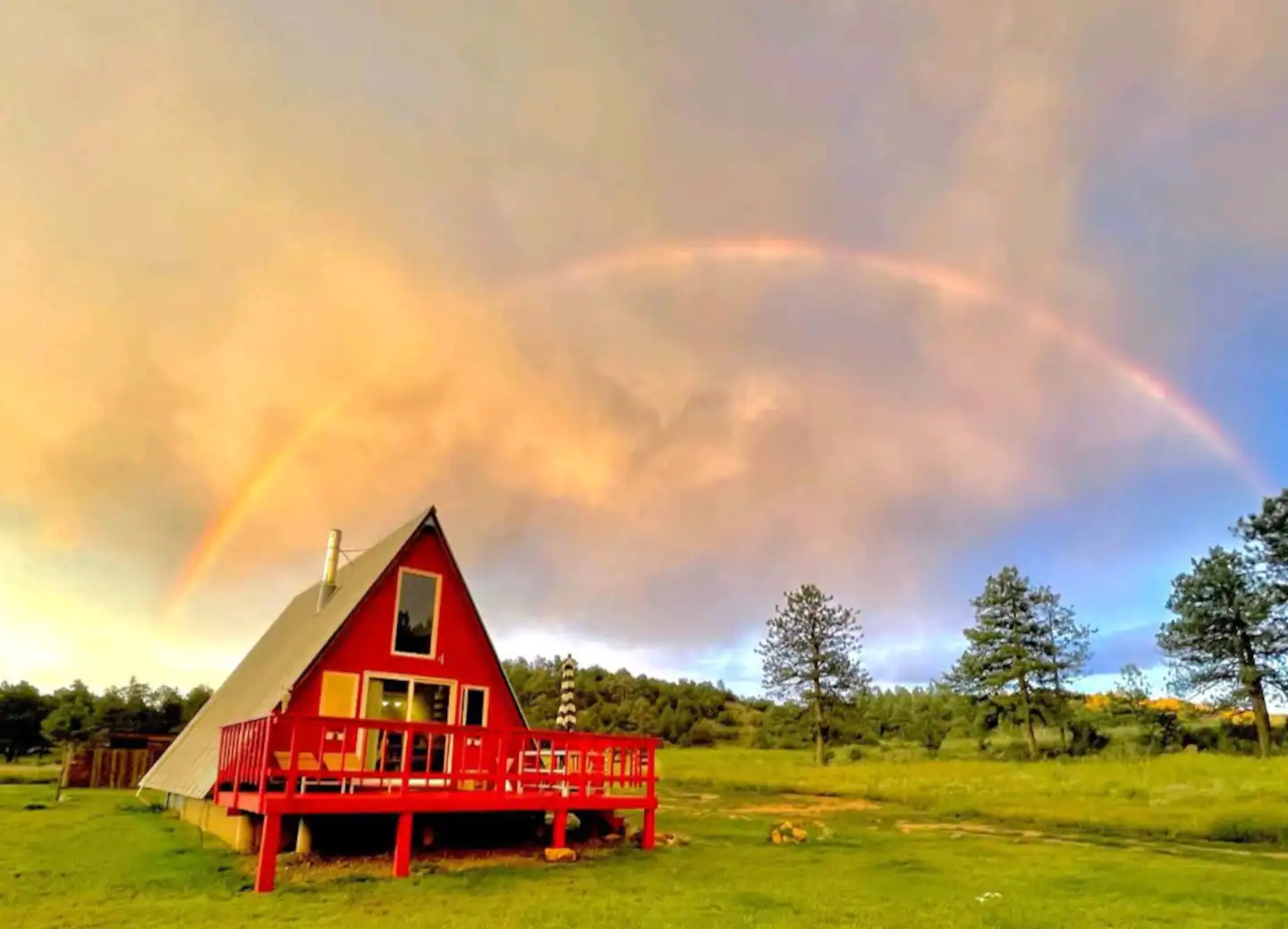 Off-Grid A-Frame Cabin Airbnb Colorado