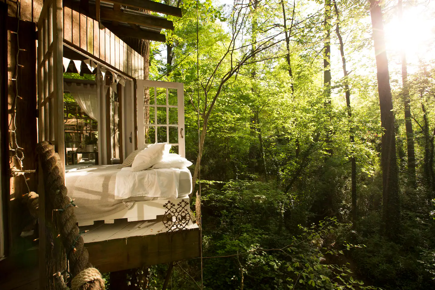 Secluded Intown Treehouse Glamping in Georgia