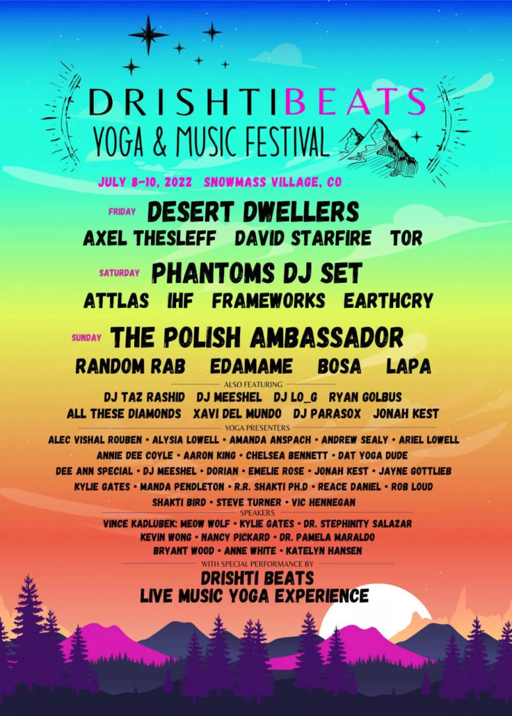 Drishti Beats Yoga & Music Festival Colorado 2022