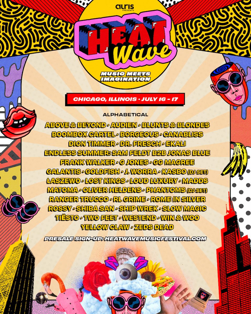 Heatwave Music Festival Chicago 2022 Line Up