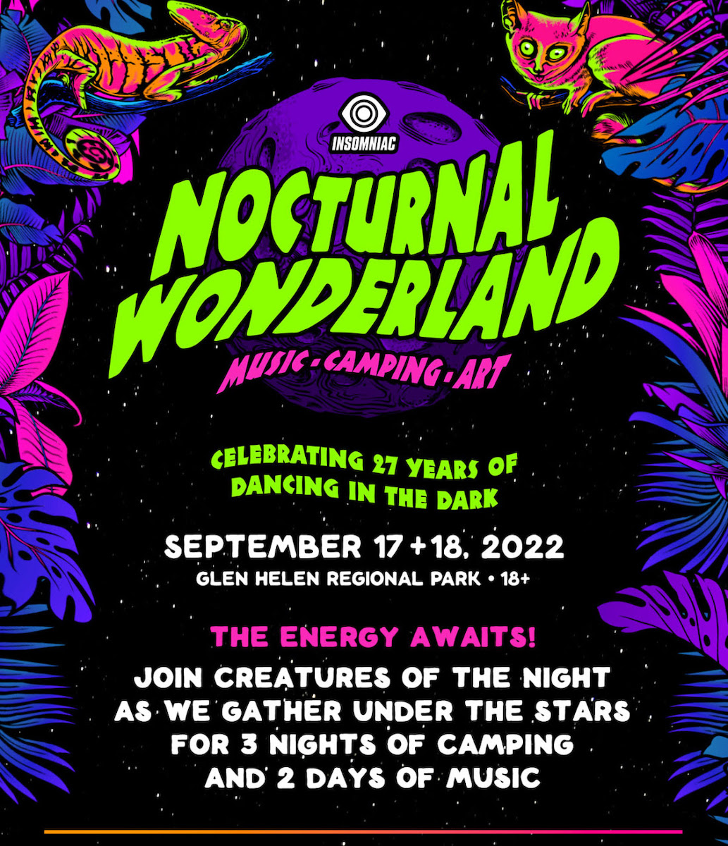 Nocturnal Wonderland Festival California 2022