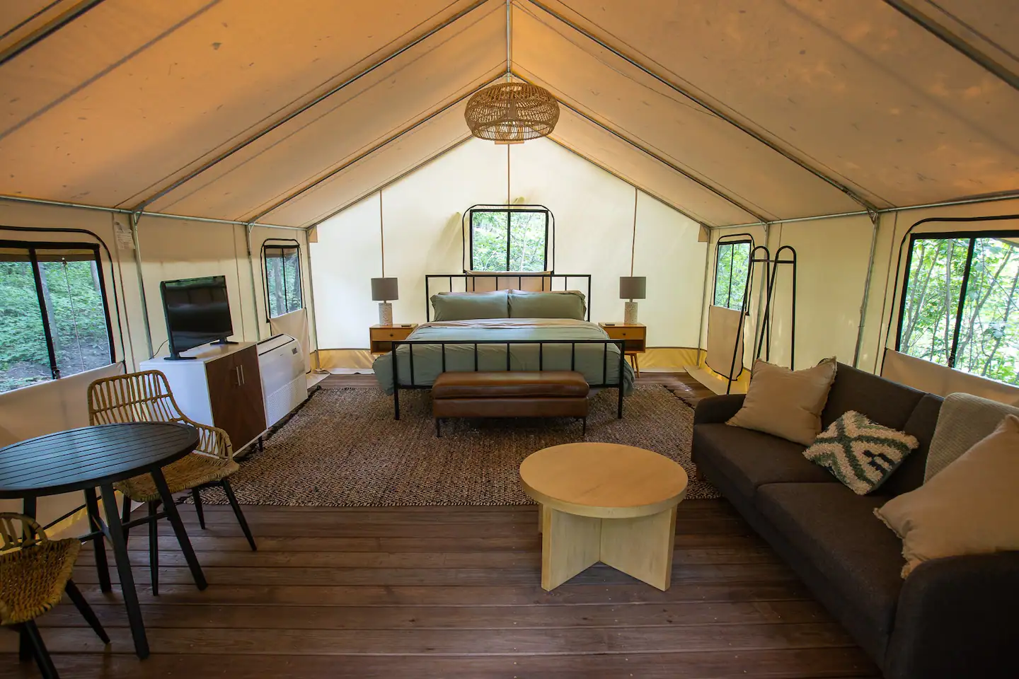 Iowa Glamping Tent