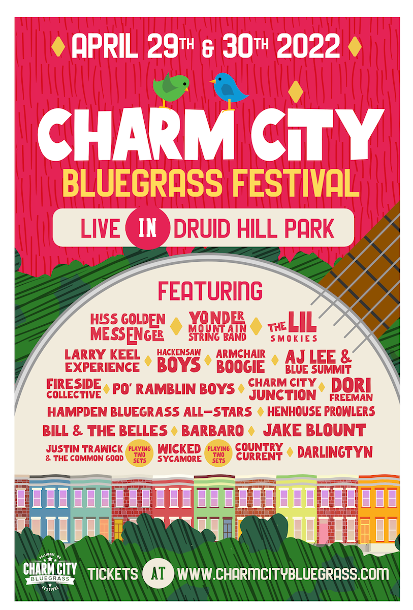 Charm City Bluegrass Festival Maryland 2022 Line Up