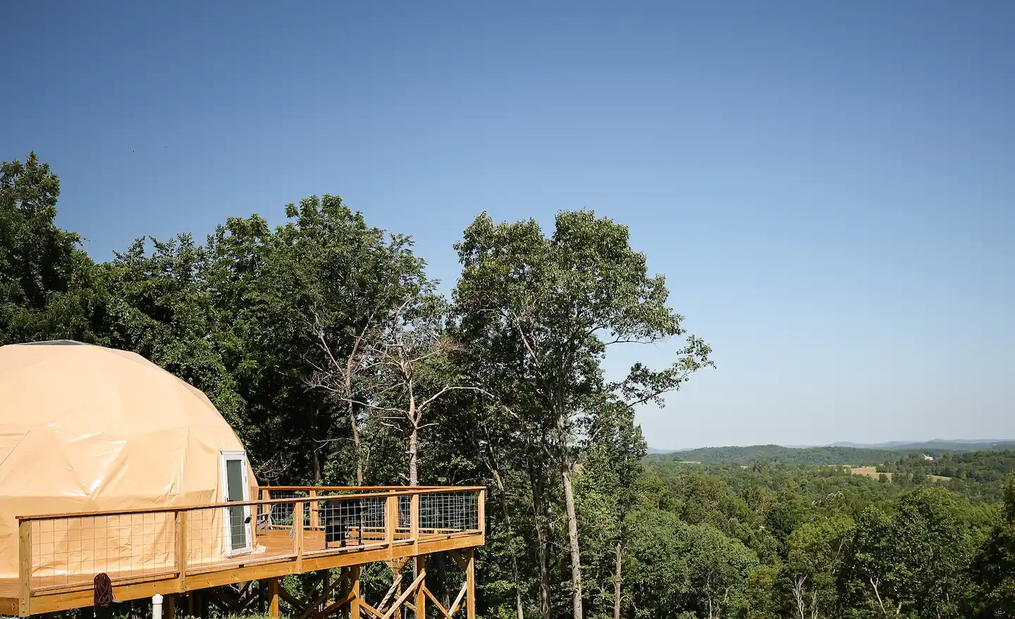 Dome Glamping Arkansas Airbnb