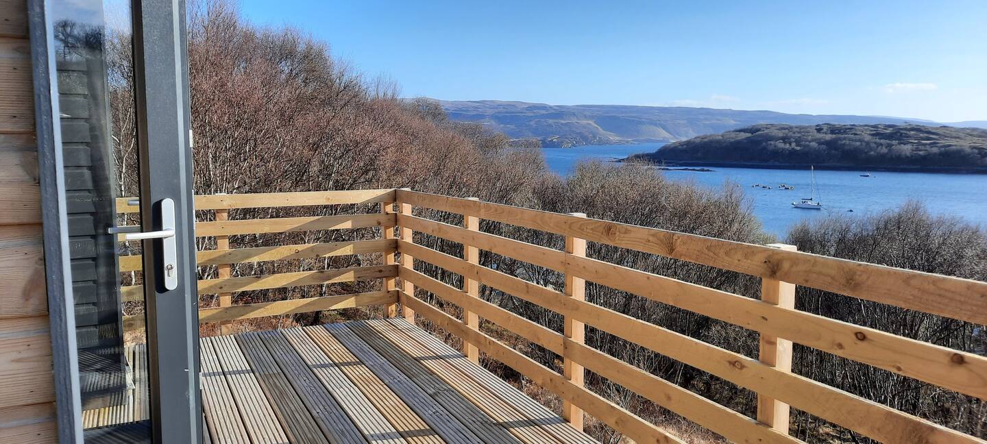 Luxury glamping pod Ardnamurchan Scotland