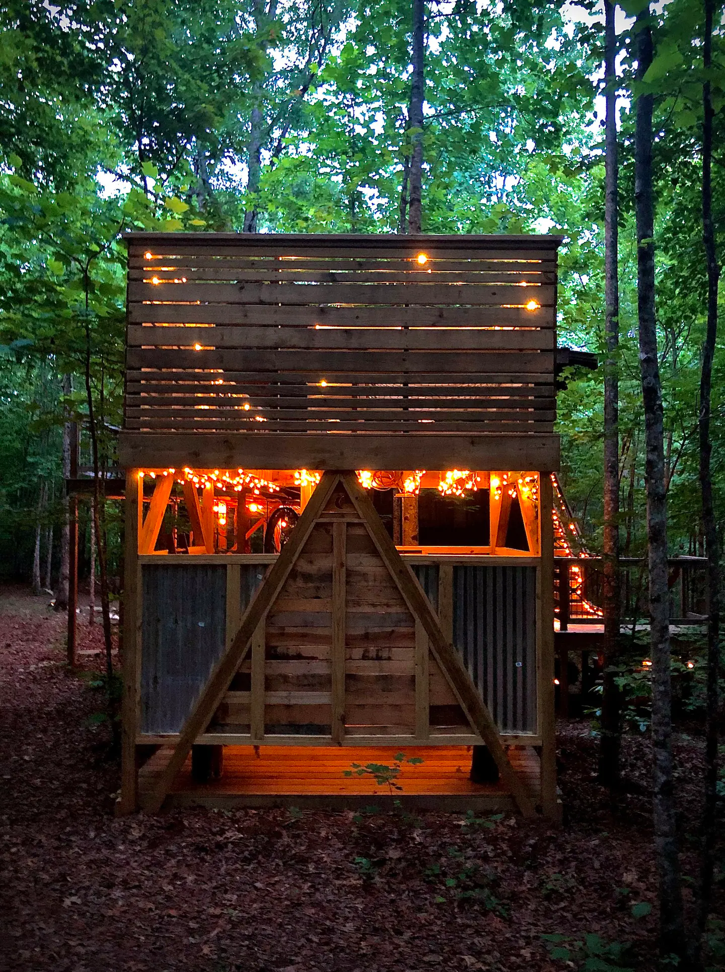 Outdoor Shower Glamping in South Carolina