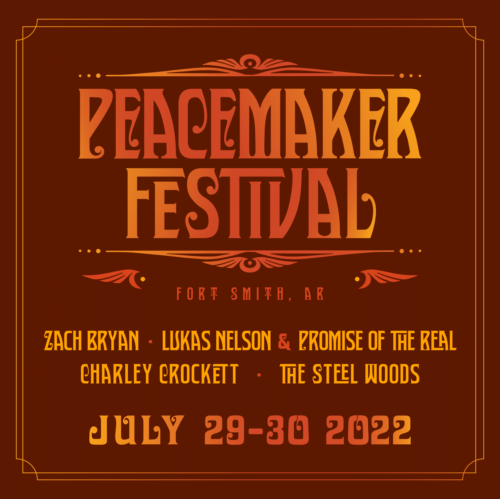 Peacemaker Festival 2022 Arkansas Line Up