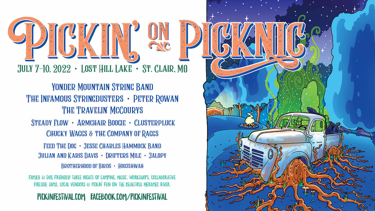 Pickin’ On Picknic Festival Missouri 2022 Line Up