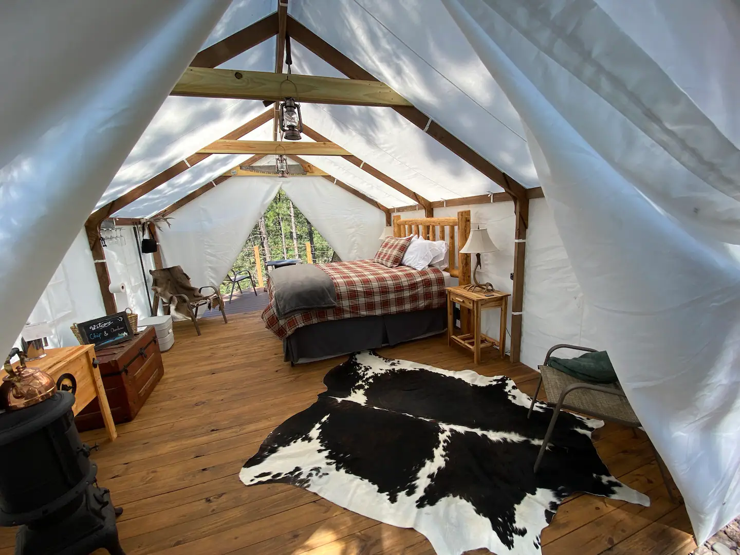 The Gold Digger Glamping Tent South Dakota