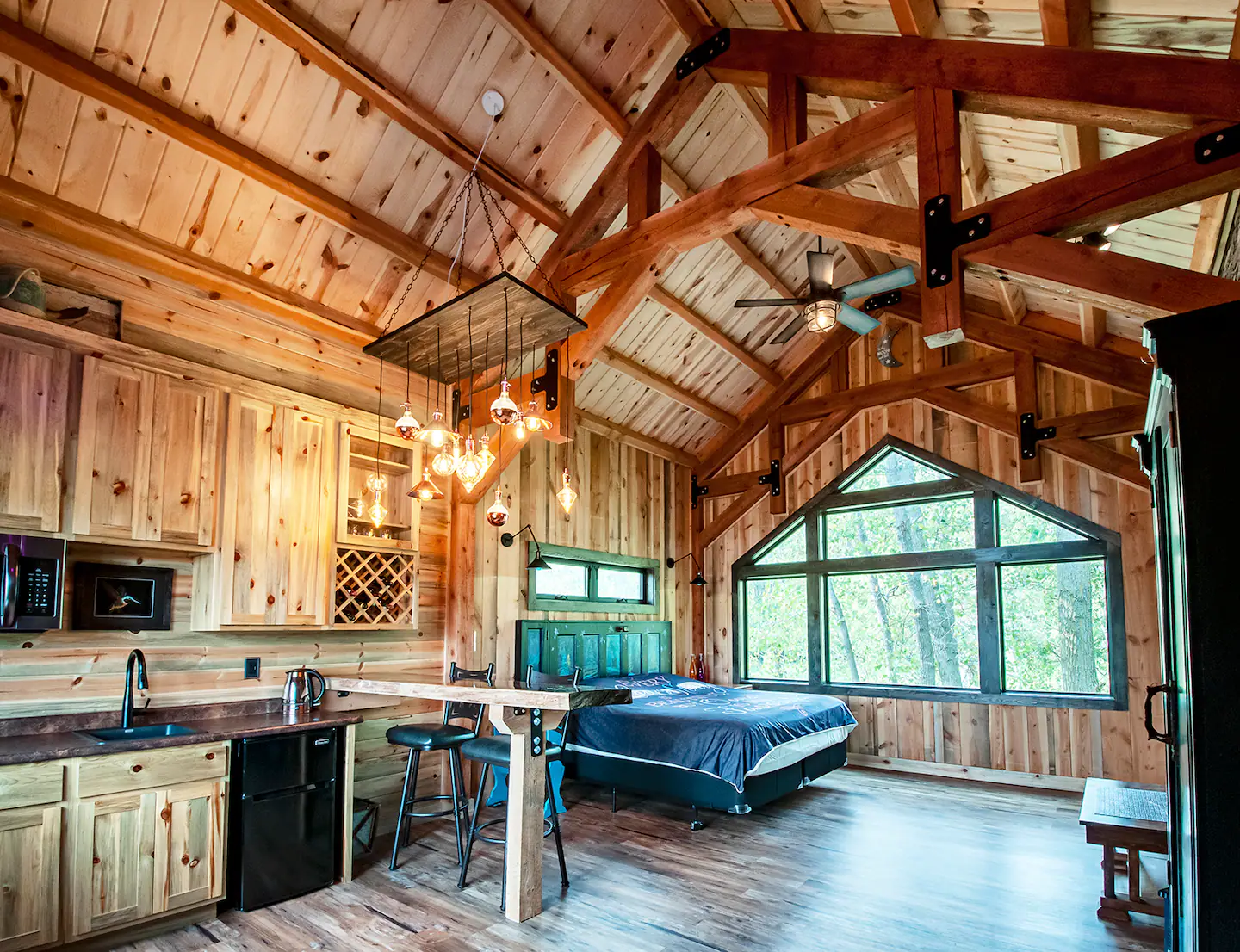 Timber Frame Treehouse Glamping South Dakota