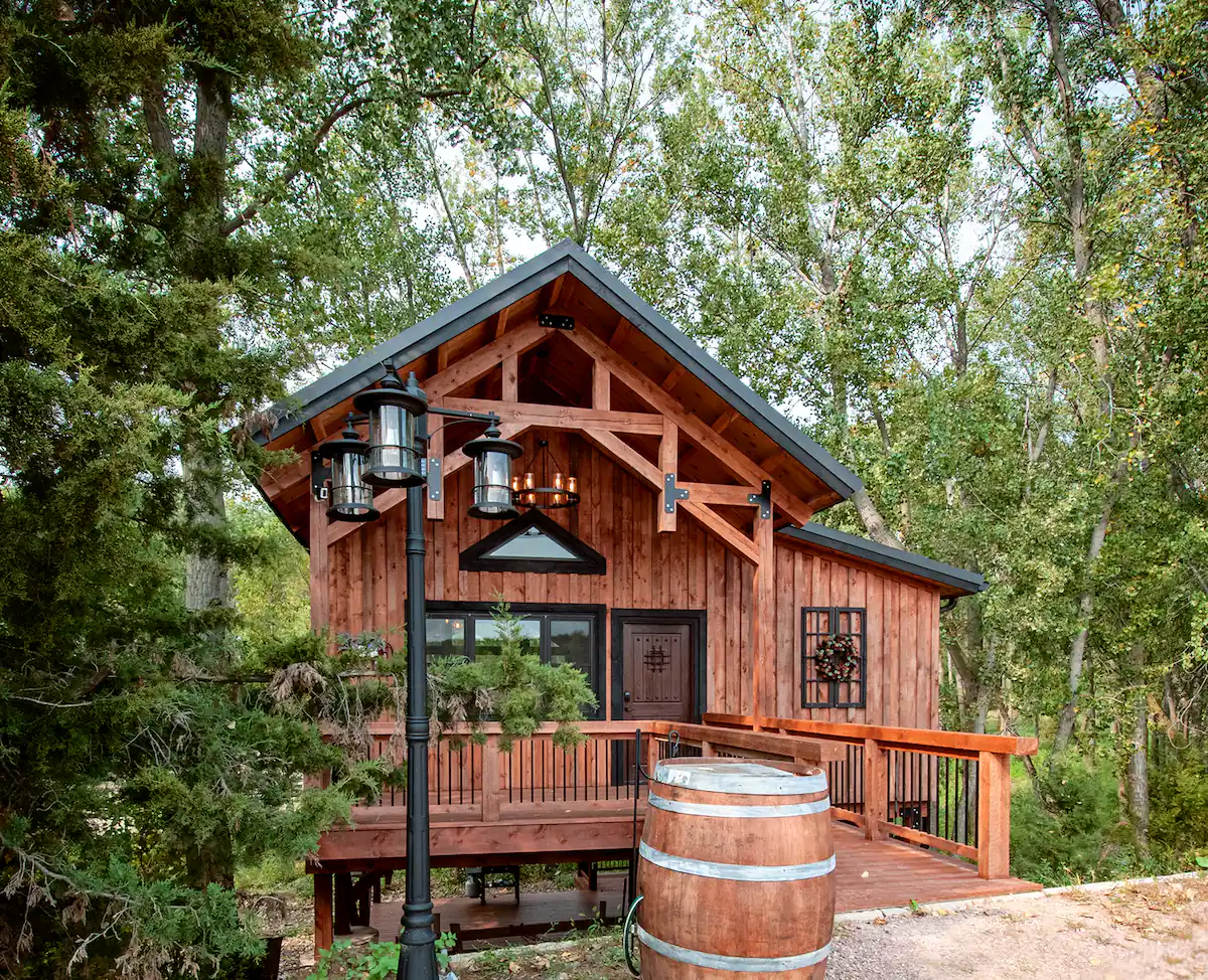 Timber Frame Treehouse Glamping