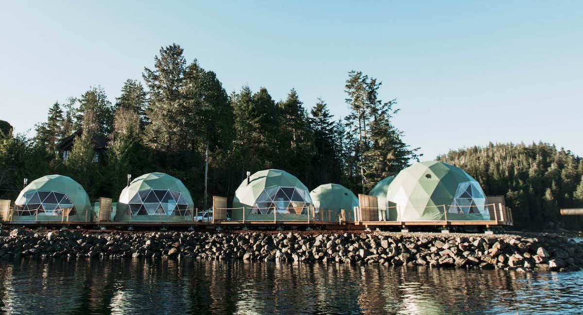 Wildpod Dome Glamping Tofino Canada