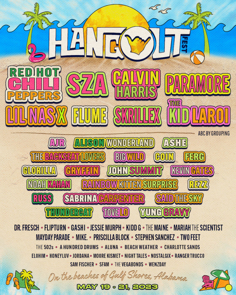 hangout-festival-alabama-2023- lineup