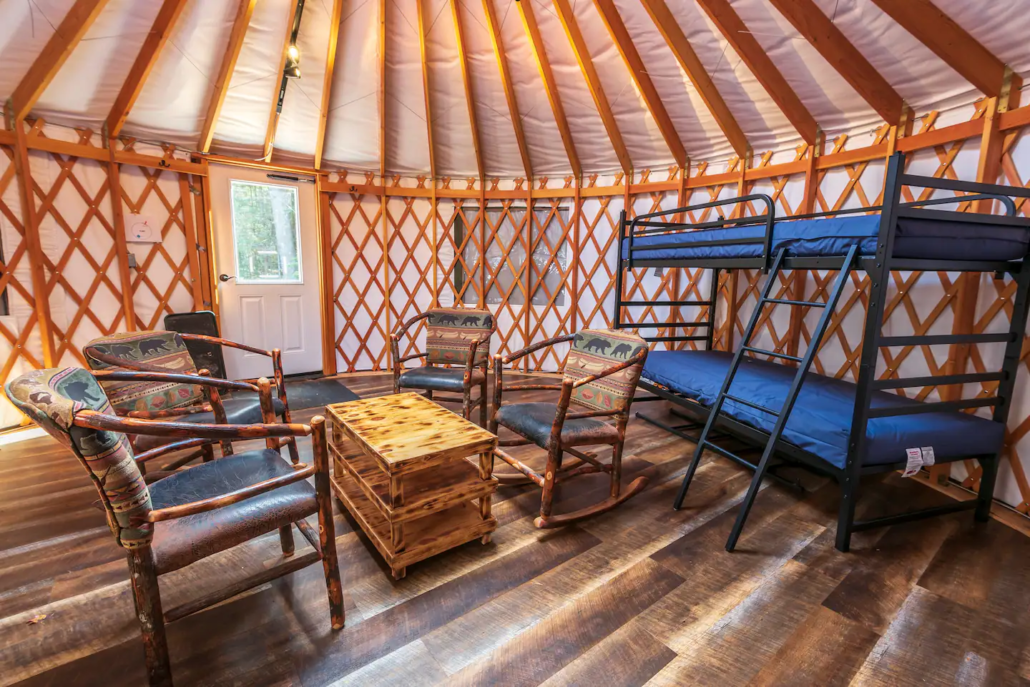 Adirondack Camping Yurt 2