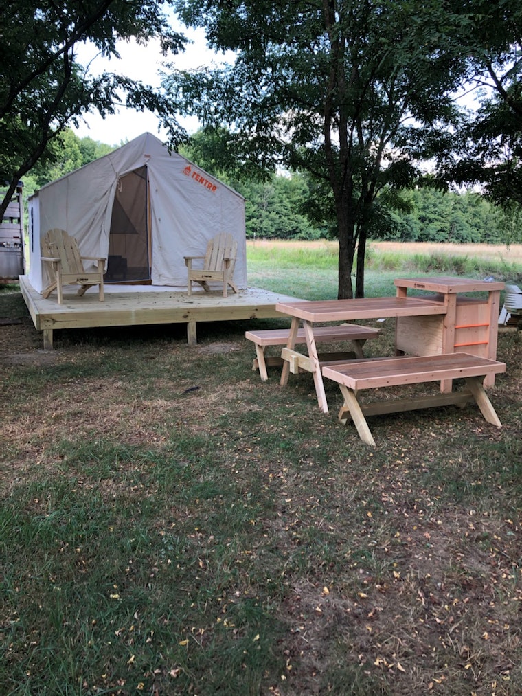 Affordable glamping in ohio