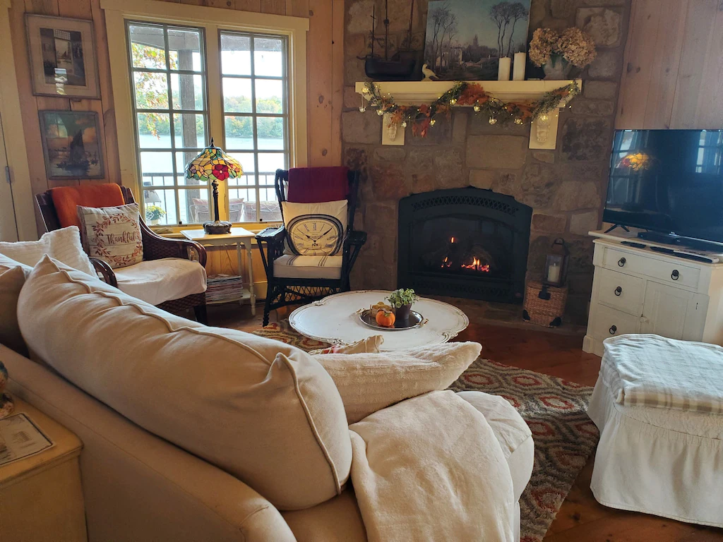 Beautiful Stone Cottage | Lakefront Cabin Getaway 2