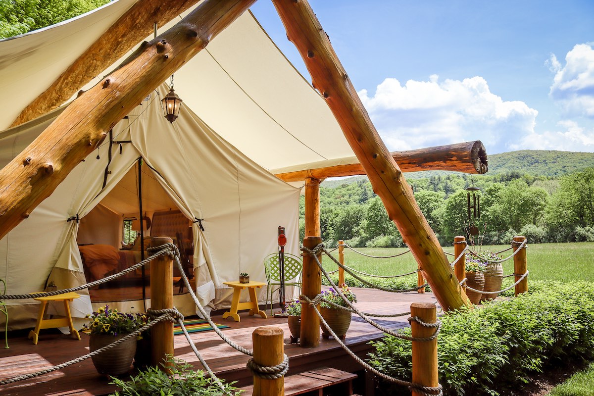 Depot Lodge Glamping in Virginia