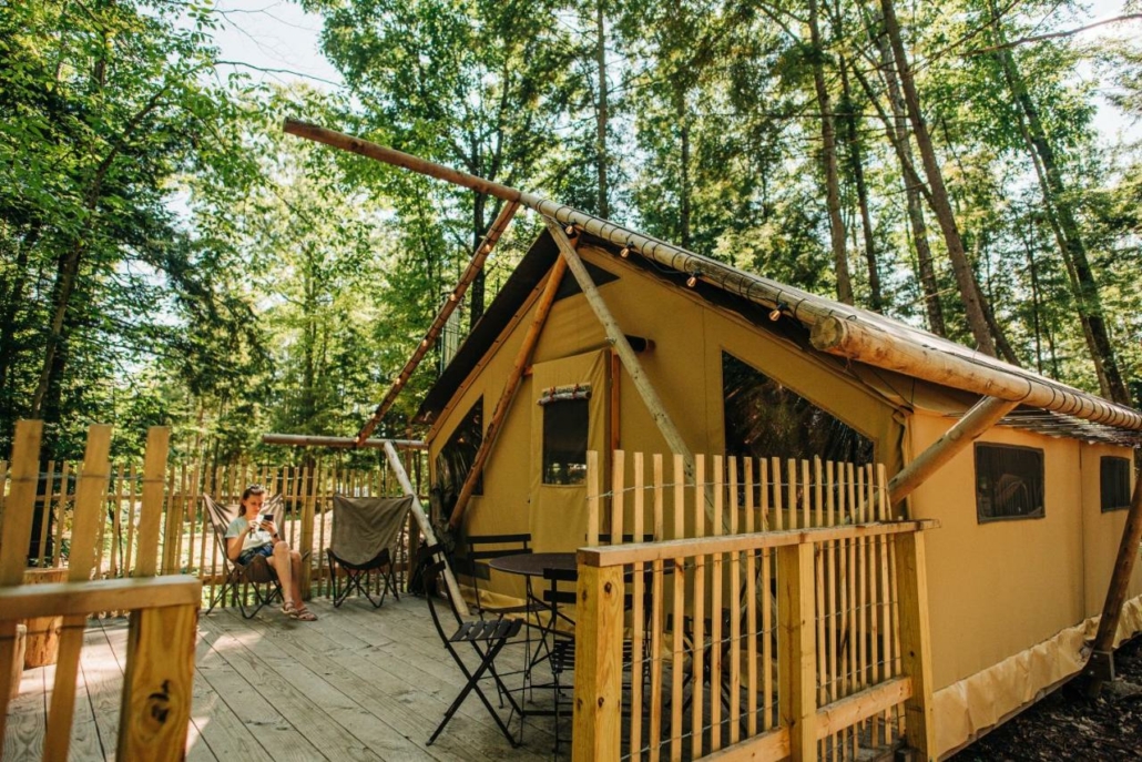 Huttopia Adirondacks Glamping Tent