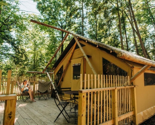 Huttopia Adirondacks Glamping Tent