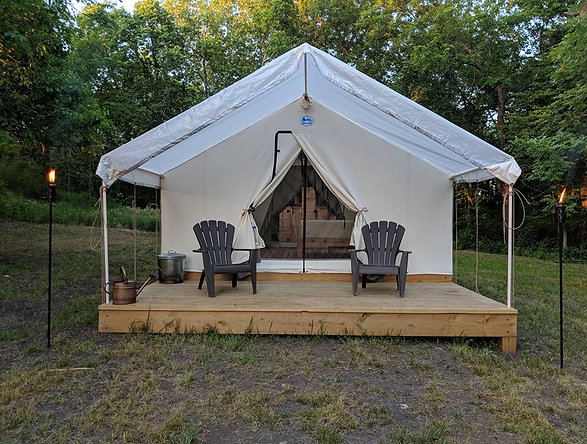 Juliette Creekside at Hawley Farm Glamping Missouri