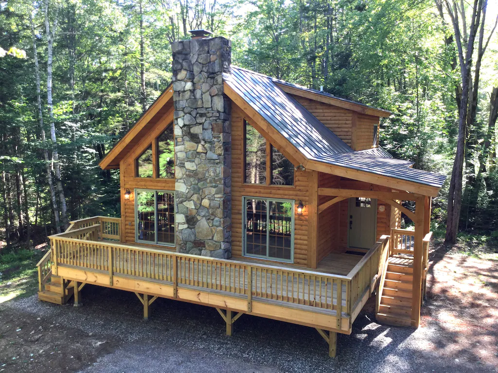 Luxury Log Cabin in Beautiful Weston, VT