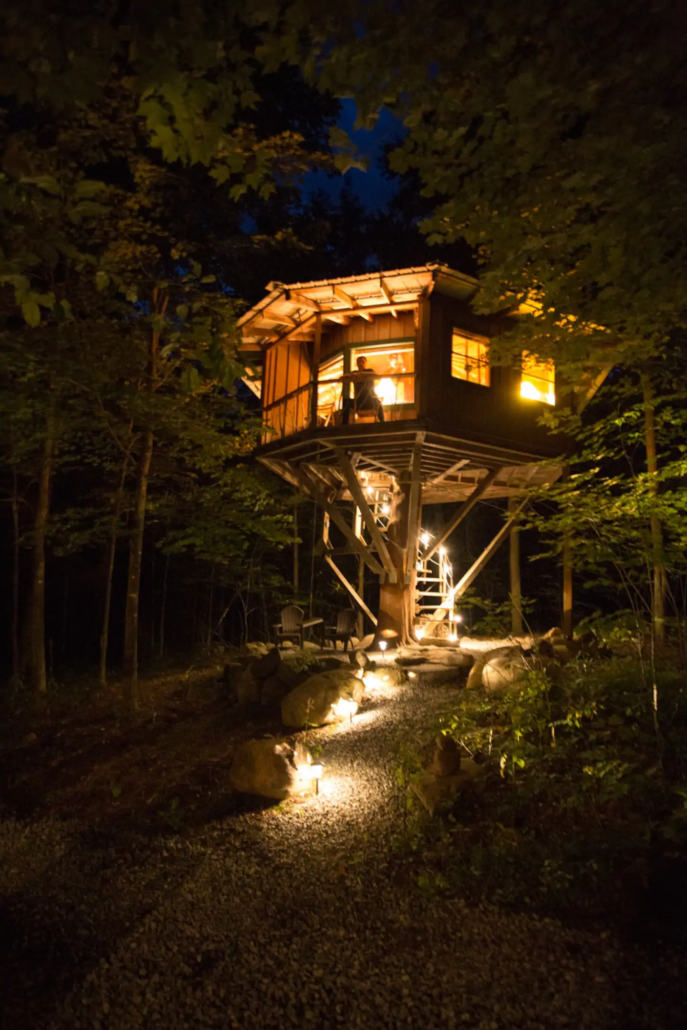 Magical Treehouse Glamping in the Adirondacks
