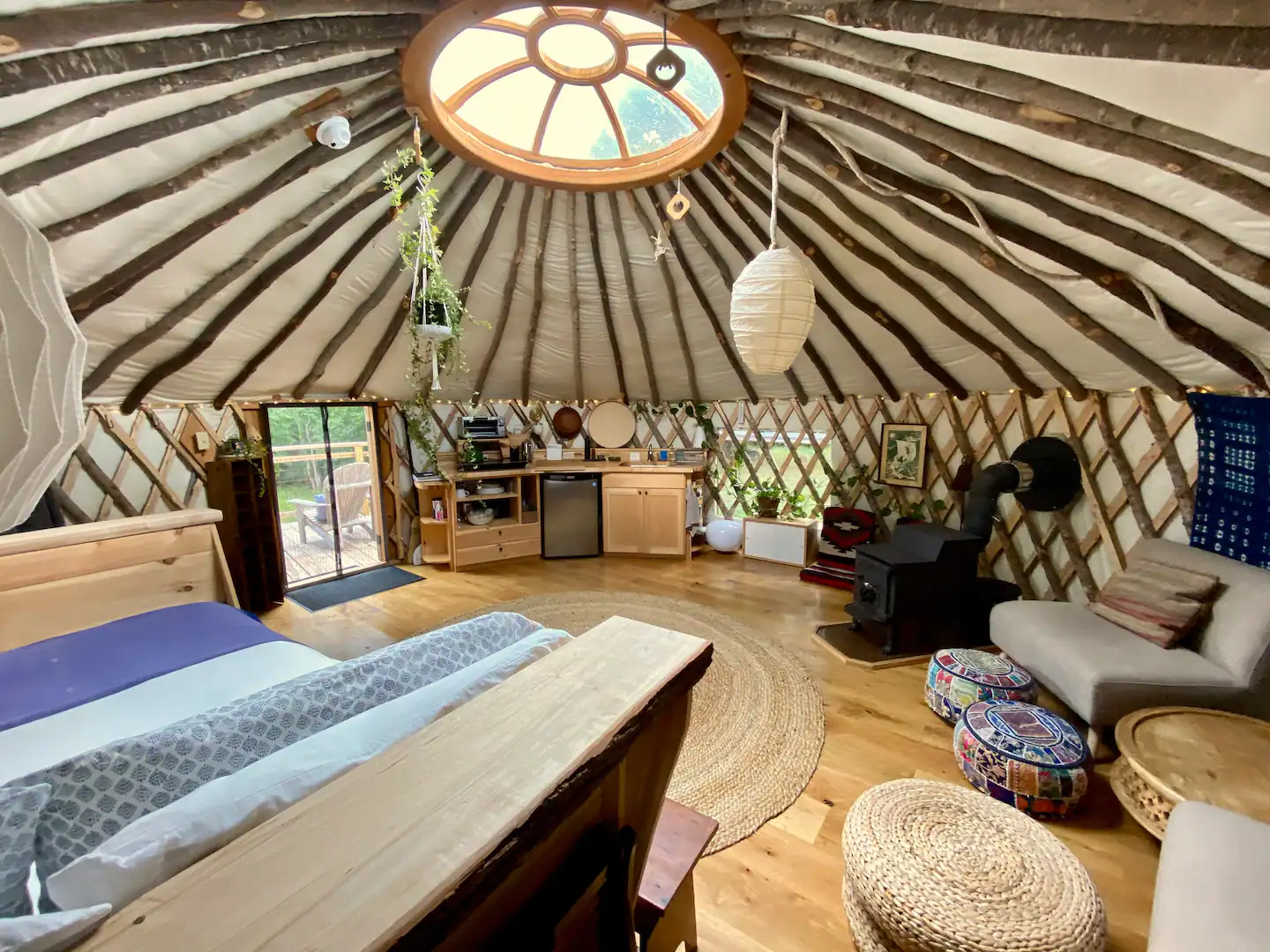 Pristine and Luxe Yurt Glamping — Surrounded by nature