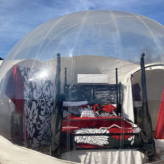 River Rock Point Bubble Tent Glamping in Missouri