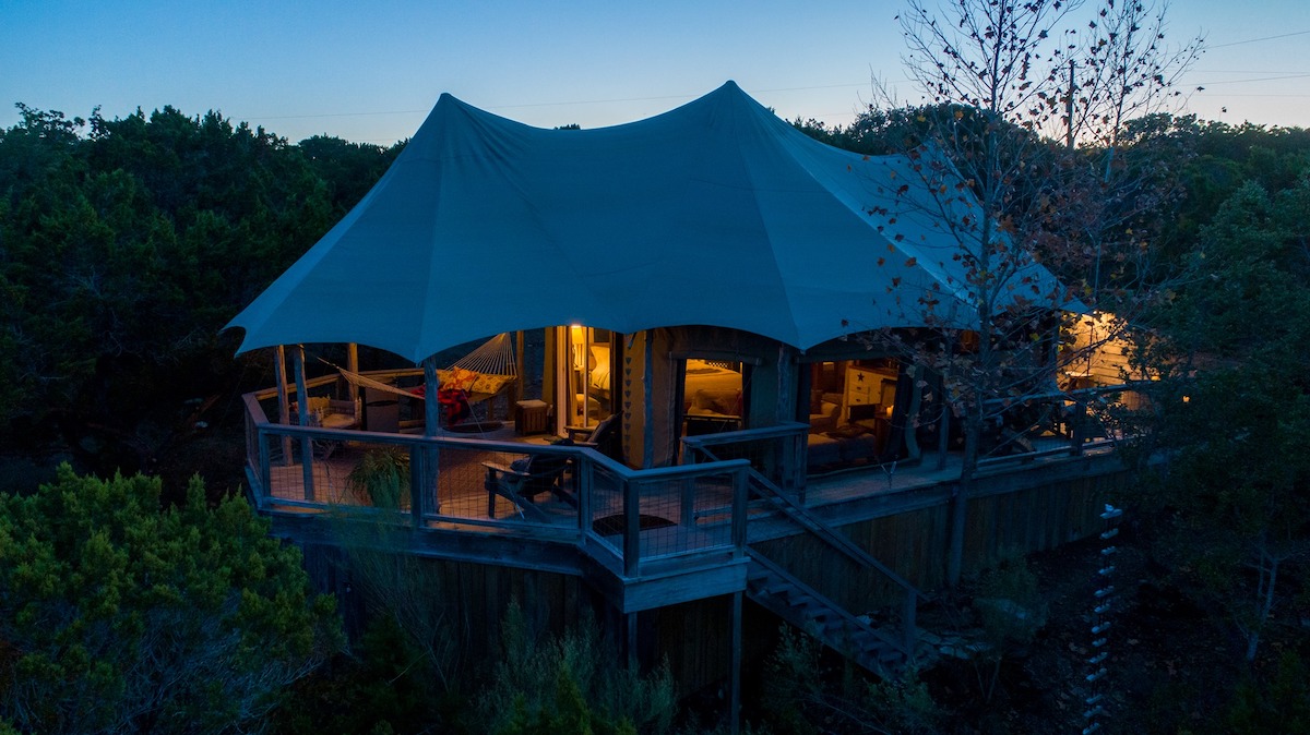 Sinya on Lone Man Creek Glamping in Texas