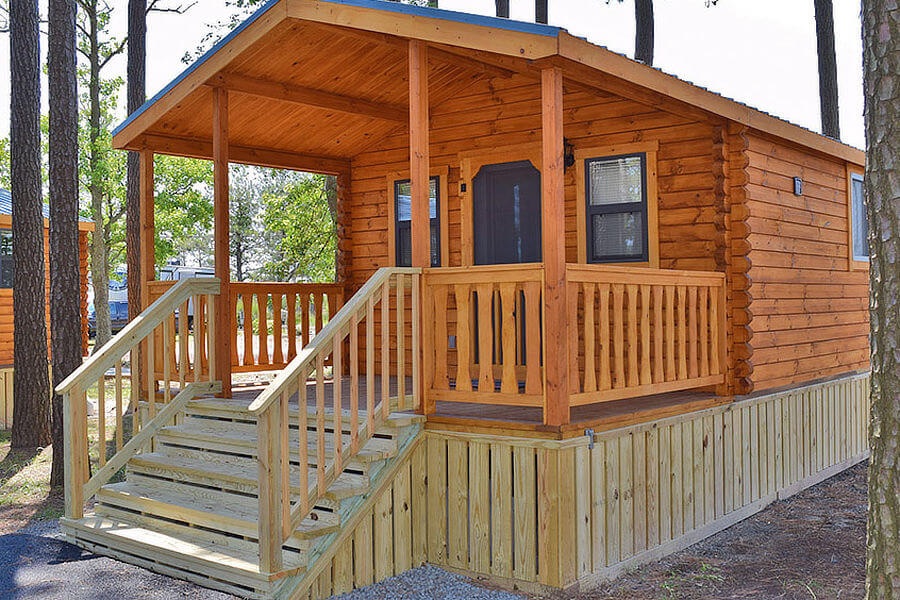 Timberline Lake Camping Resort Glamping Cabin New Jersey