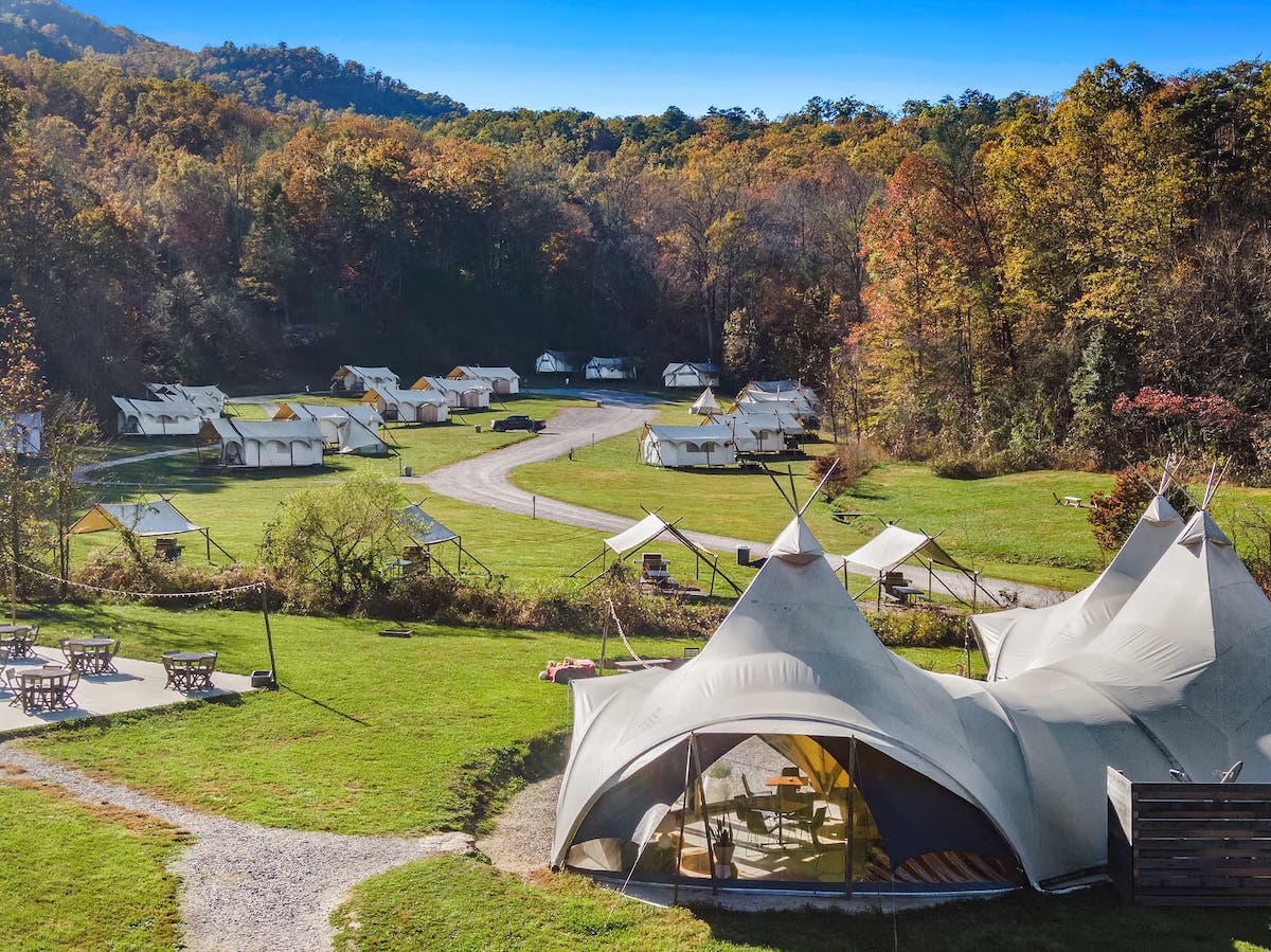 Under Canvas Great Smoky Mountains Glamping in Tennessee