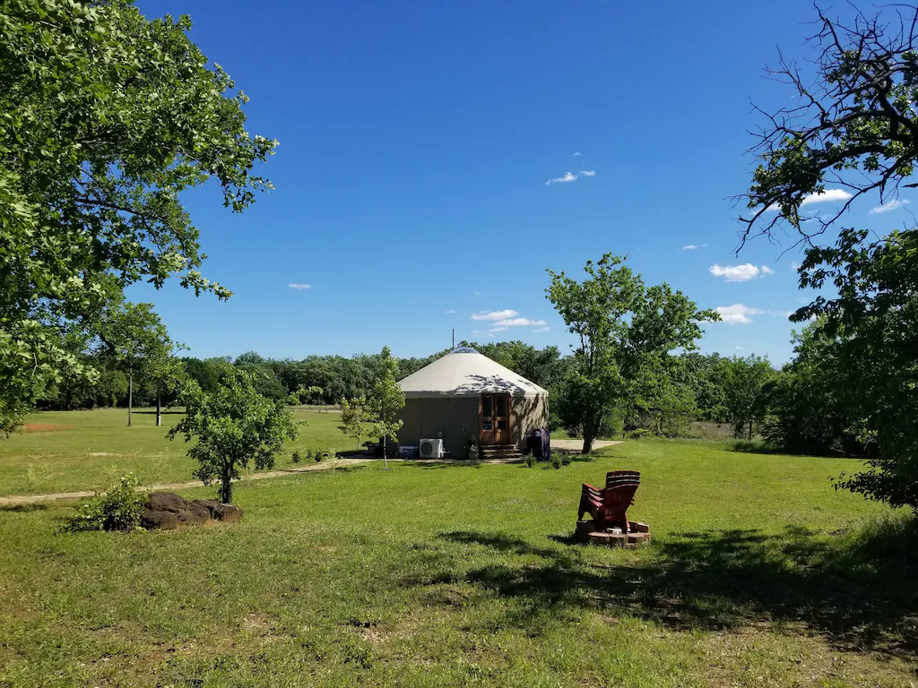 Yurt Glamping at Lake Grapevine