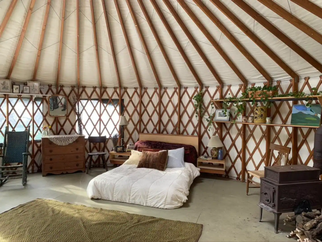 Yurt Glamping in Vermont