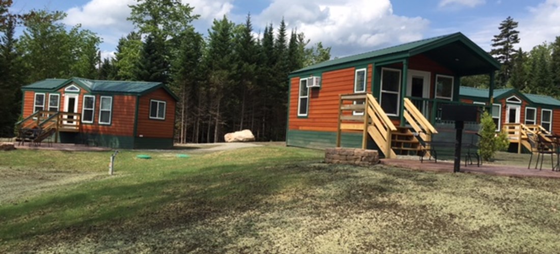 Camp site glamping in New Hampshire