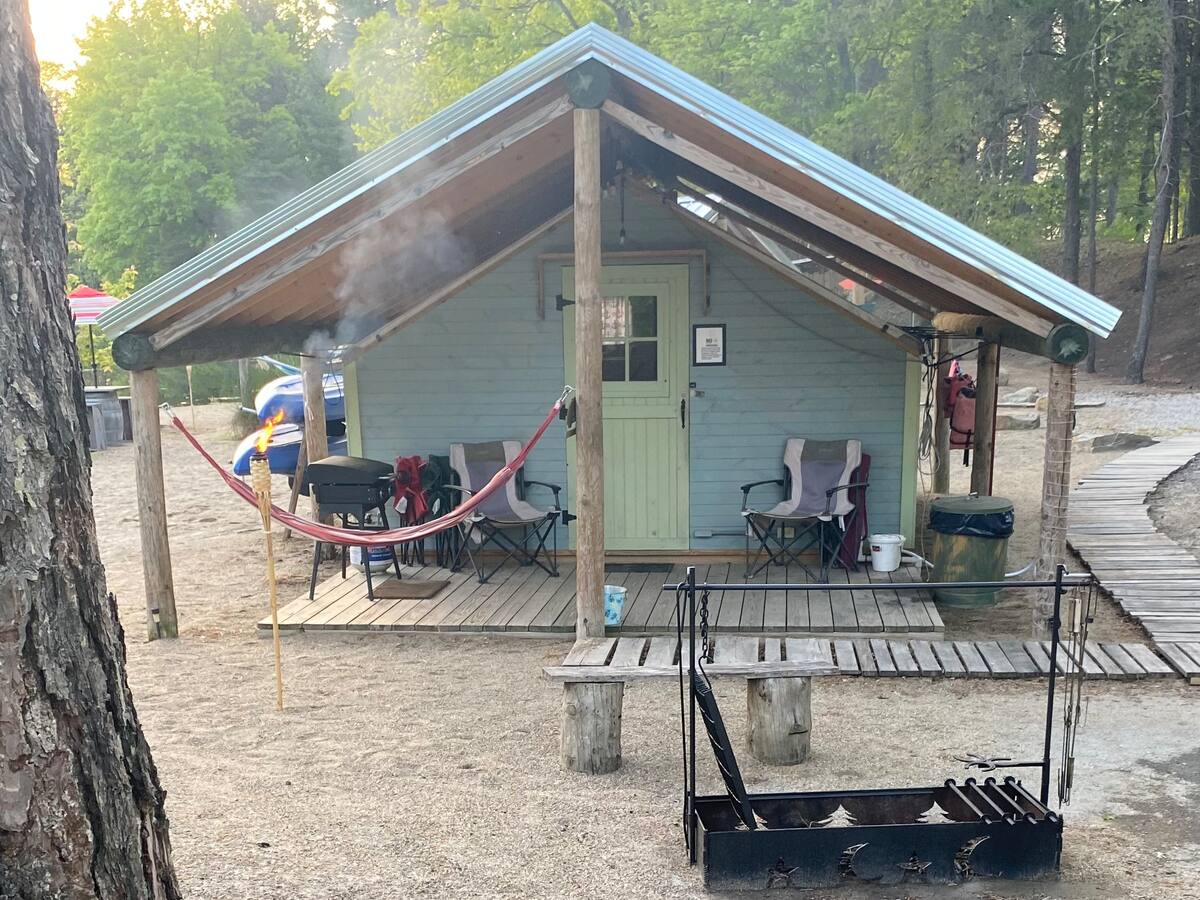 Beach Glamping in Indiana