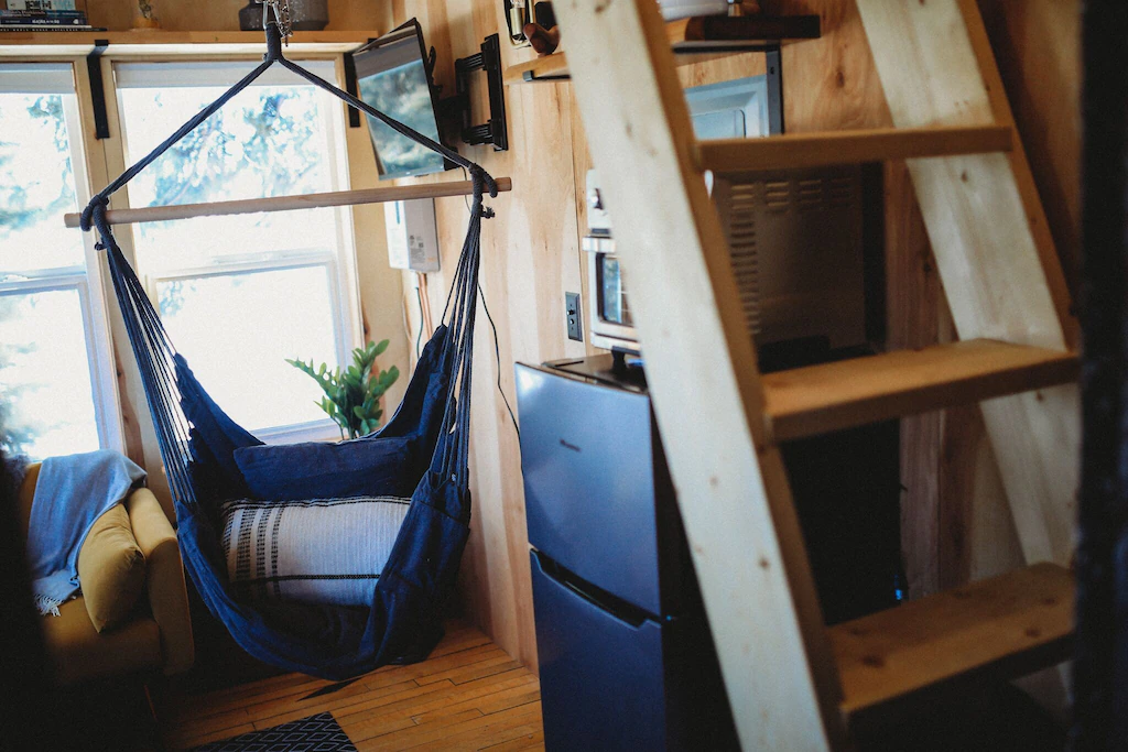 Inside the treehouse