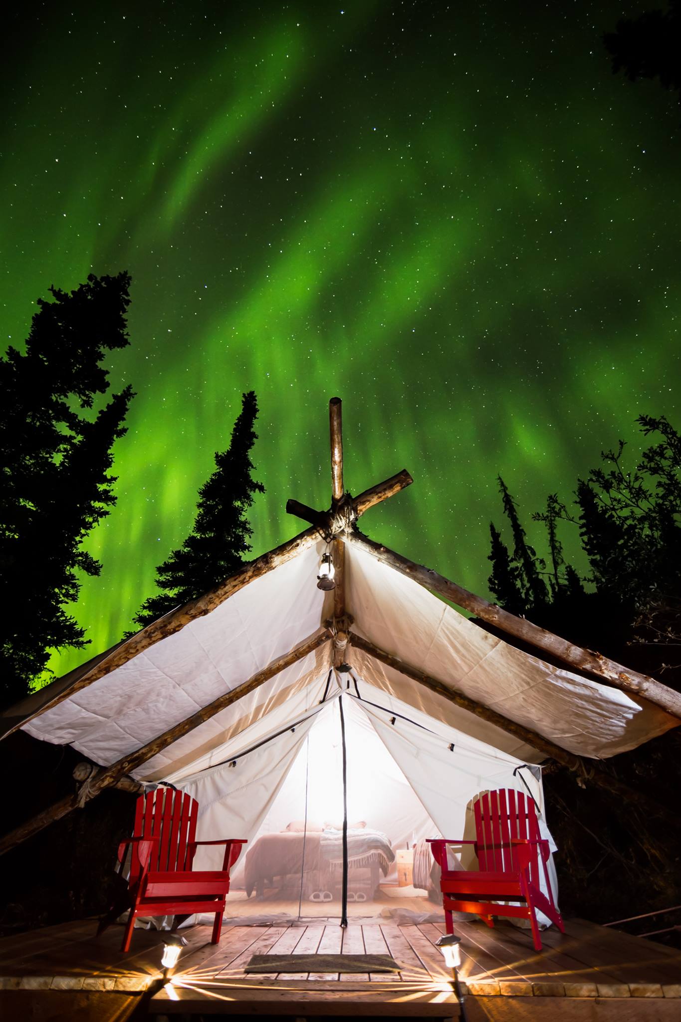 Glamping in Alaska