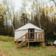 Glamping in Minnesota Yurt