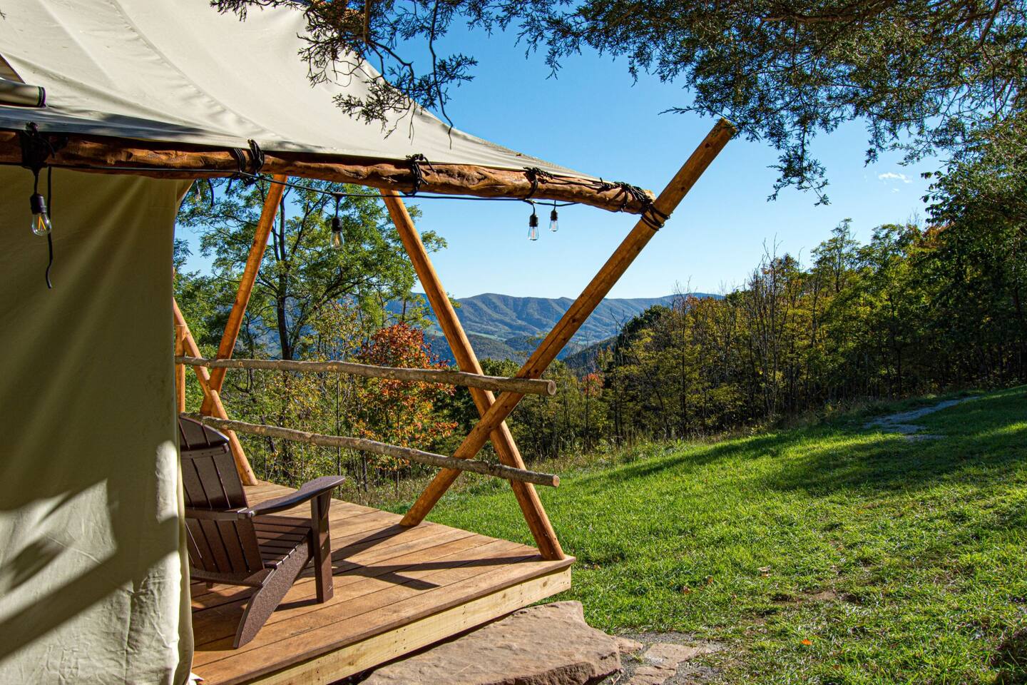 Glamping with a view in West Virginia