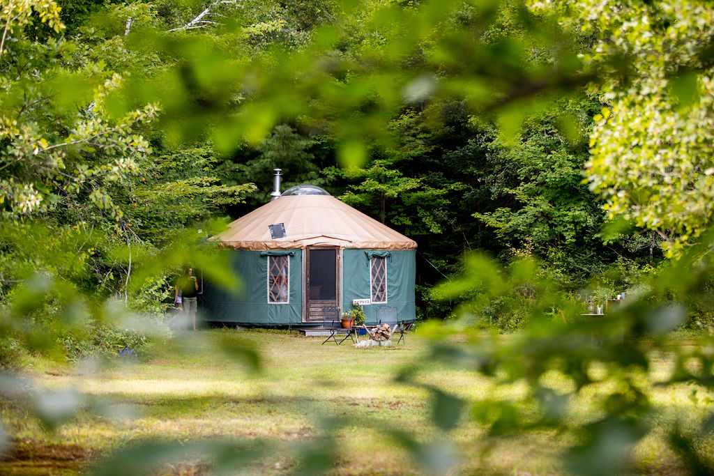 Yurt Glamping in New Hampshire