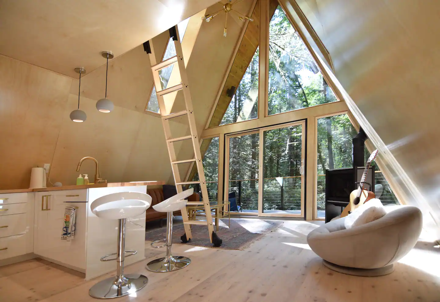 Luxury A-Frame cabin in Washington State