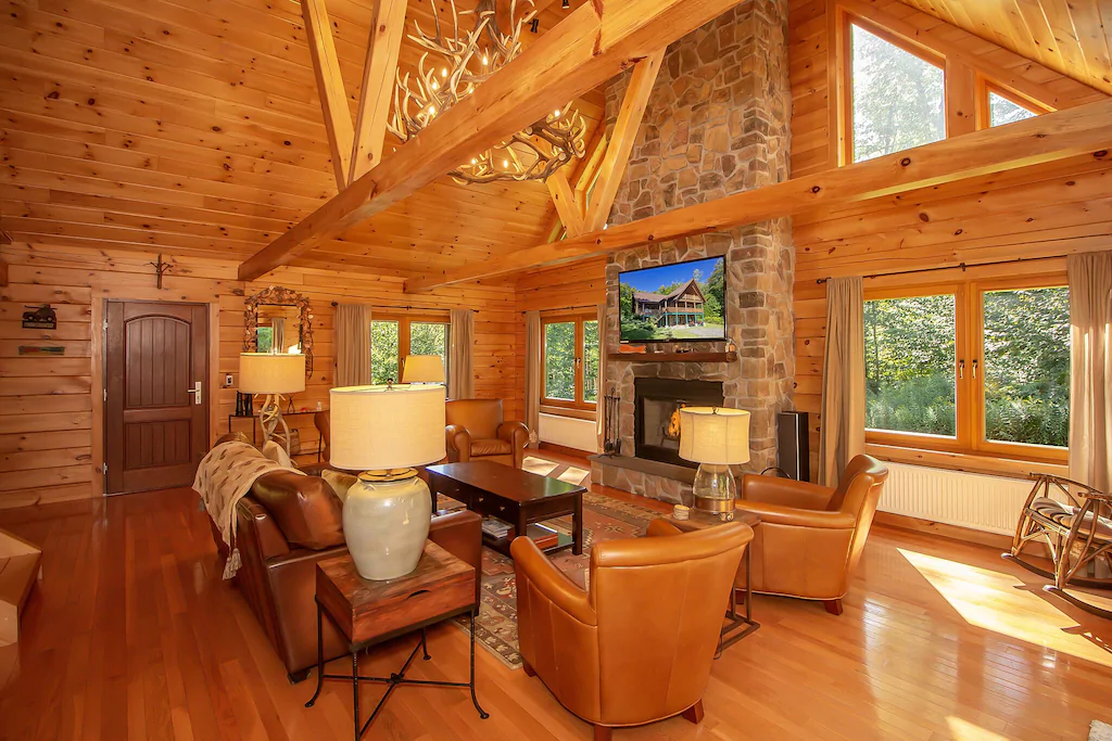Luxury Log Cabin in Vermont