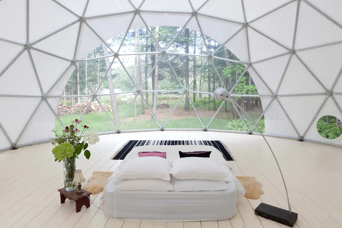 New York Glamping Dome Airbnb