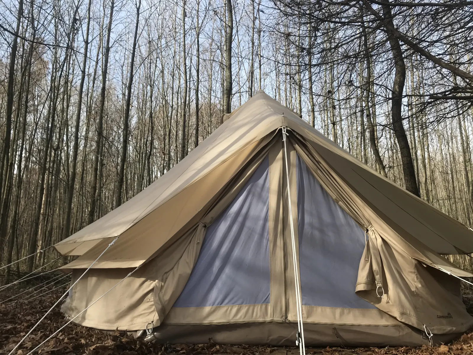 Wooded Glamping Tent
