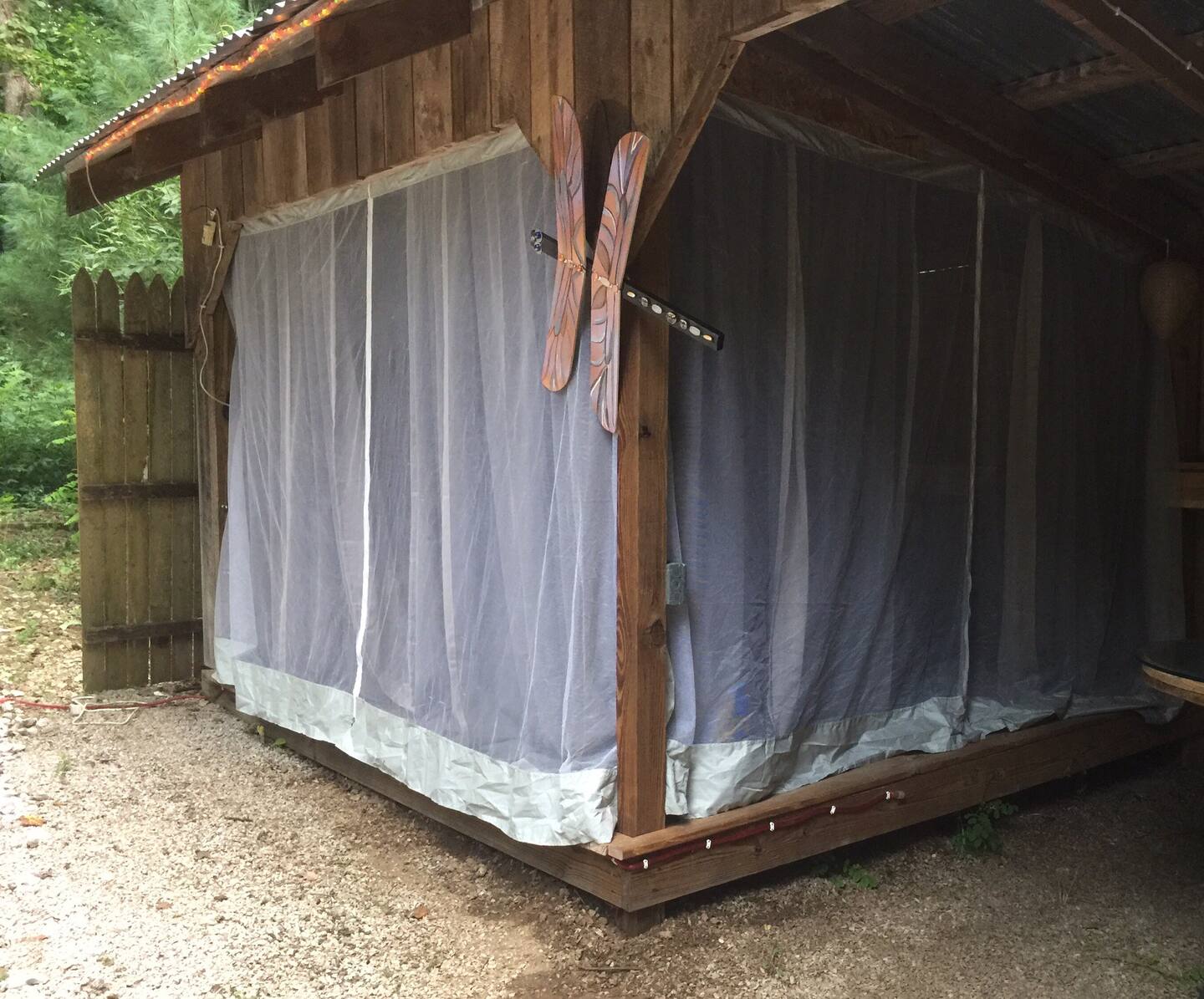 Wooden Protected Sleeping Area