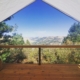 Mountain views from the tent