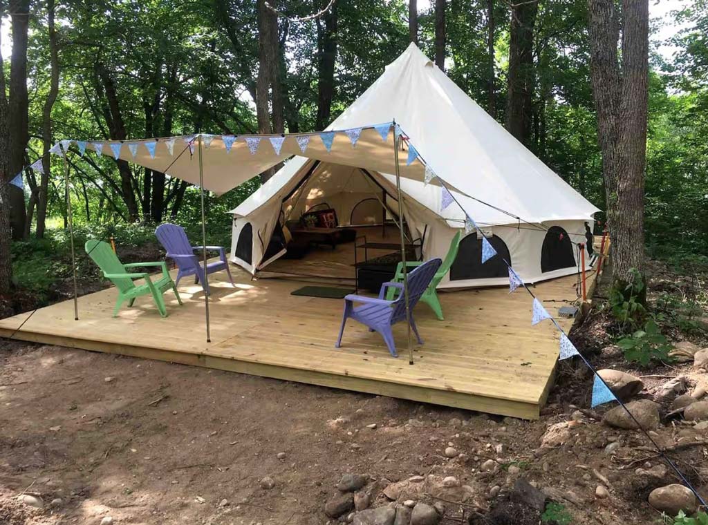 Glamping in Minnesota